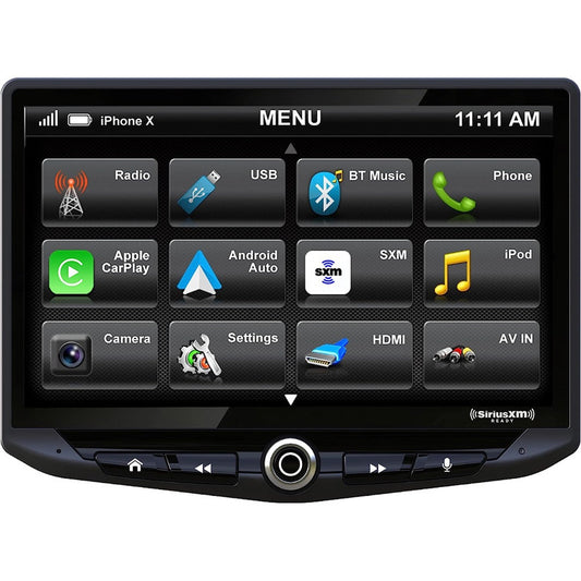 Autoestéreo Stinger Un1810 10  Carplay Android Gps Bt Usb